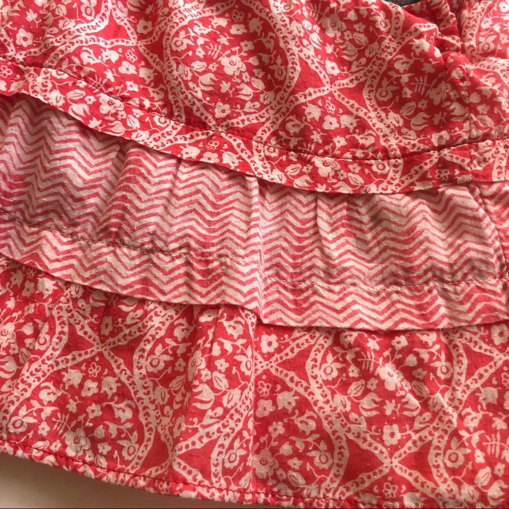 Oshkosh denim jumper ruffle tiered skirt